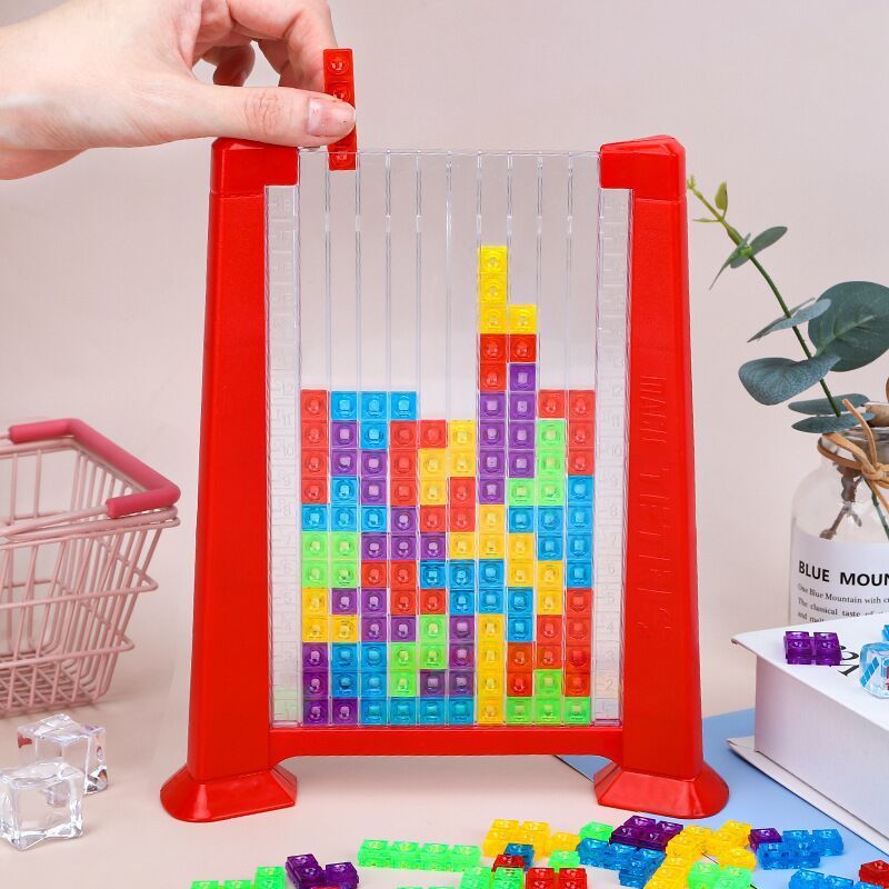 Children's Tetris Building Blocks Three-Dimensional Puzzle Toy Thinking Training Boys and Girls Intellectual Development Brain-Moving Toys