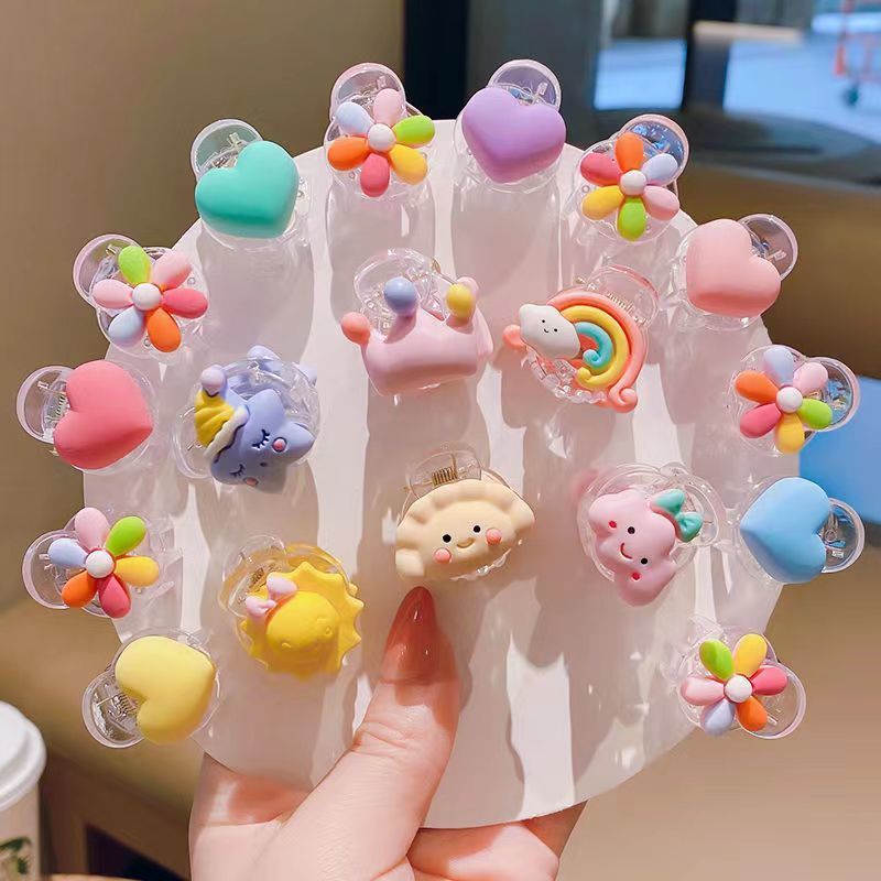 baby barrettes children grip cute cartoon hair pin small size girls hair clip for broken hair barrettes children headdress bang clip accessories summer