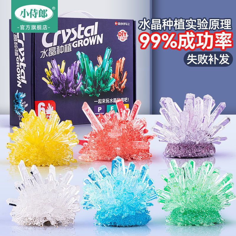 Growing Crystal Planting Experiment Large Fun Science Small Experiment Set Chemical Production Children's 61 Toys