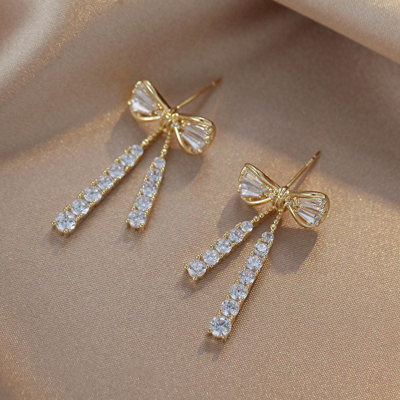 Korean Style Niche Design Butterfly Earrings Women's Summer 2023 New Trendy Light Luxury High-Grade Earrings Graceful Earrings