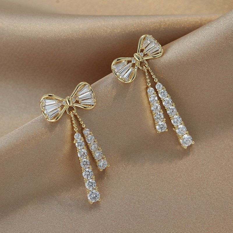 Korean Style Niche Design Butterfly Earrings Women's Summer 2023 New Trendy Light Luxury High-Grade Earrings Graceful Earrings