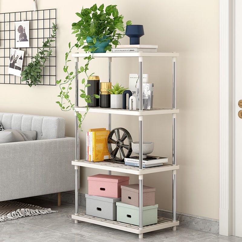 Simple Rack Kitchen Floor Standing Shelf Desktop Storage Rack Living Room and Bathroom Bathroom Multi-Layer Organization Rack