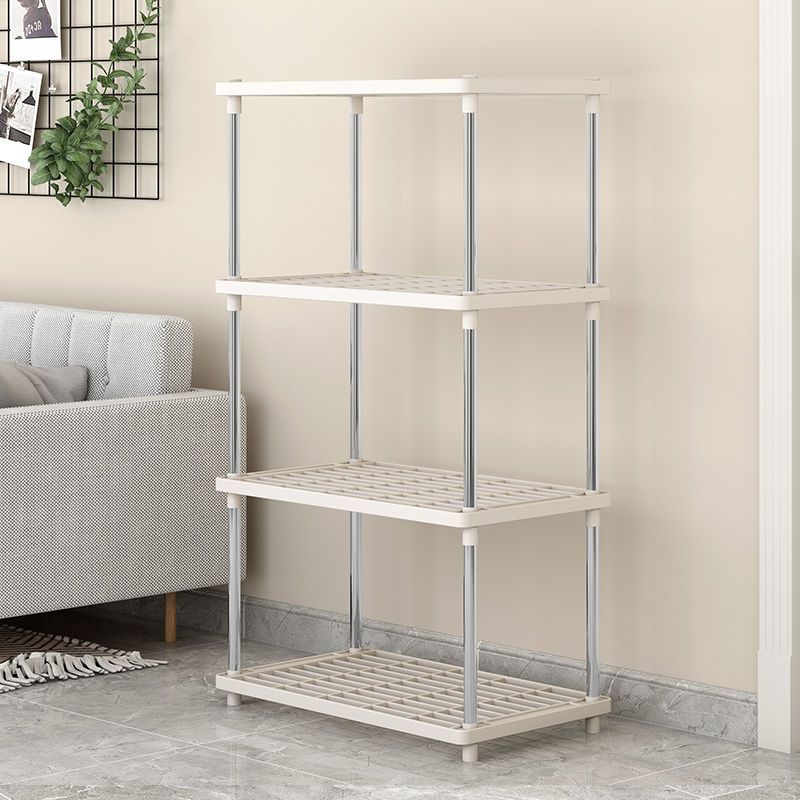 Simple Rack Kitchen Floor Standing Shelf Desktop Storage Rack Living Room and Bathroom Bathroom Multi-Layer Organization Rack