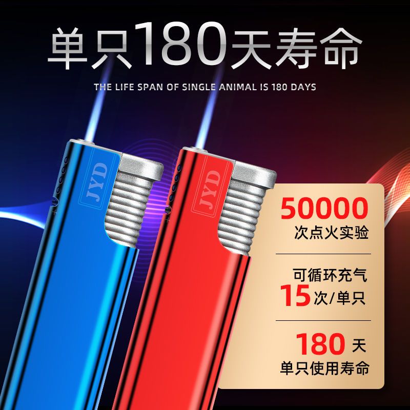 50 pcs high-end metal inflatable windproof thickening customizable logo advertising laser engraving windproof lighter