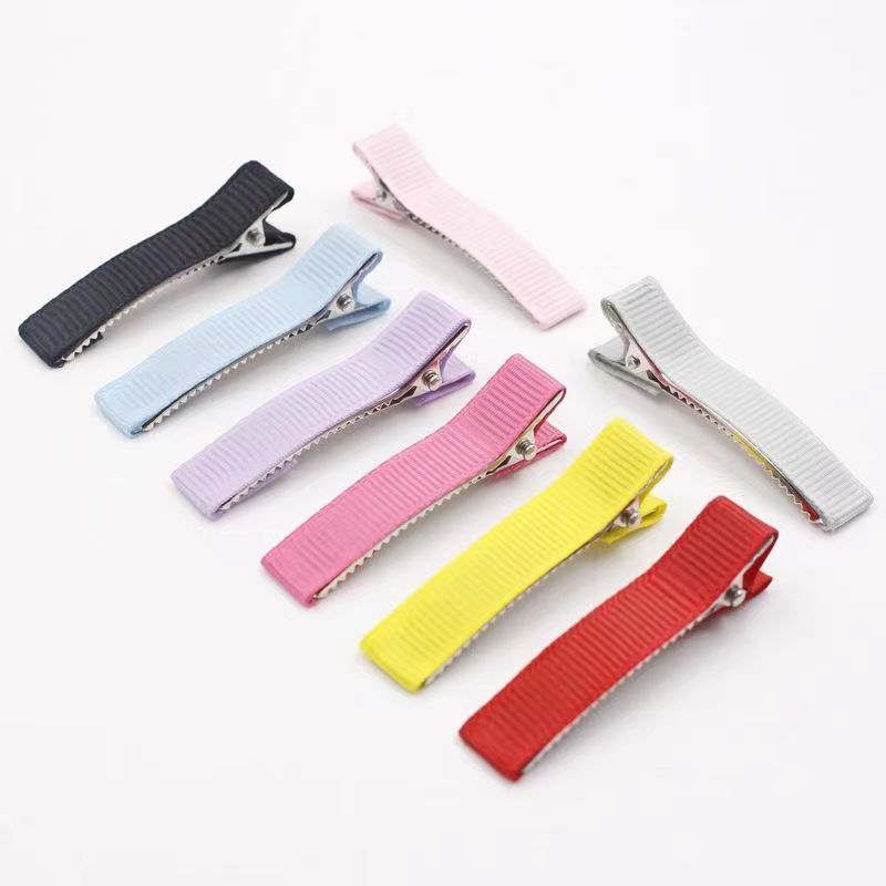 （10 pcs） handmade hair clips diy colorful duckbill clip children headwear clips diy candy color hair accessories square clip accessories