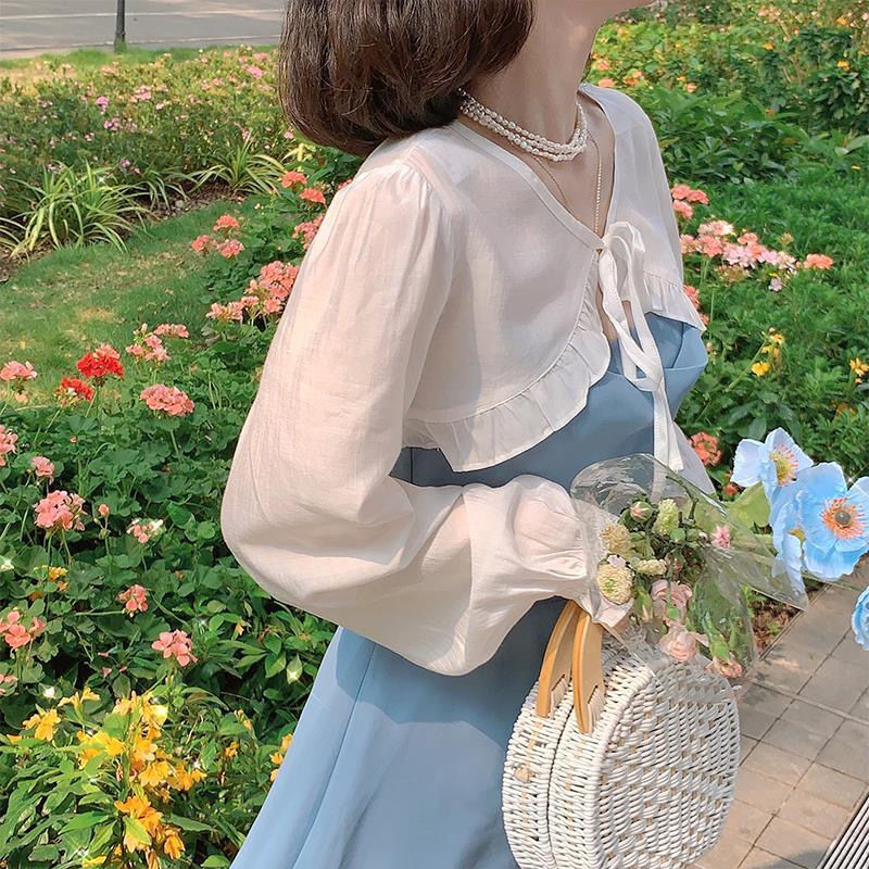 Super Fairy Sun Protection Cardigan Women's 2022 Summer Top Breathable Thin Coat Short with Skirt Outerwear Shawl Blouse