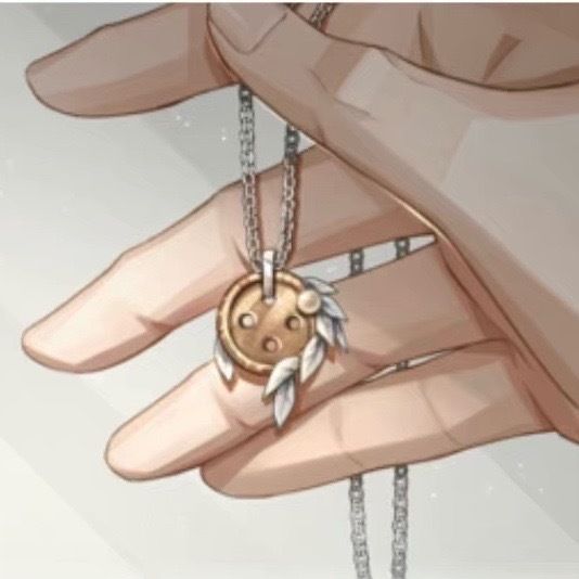 necklace the fate of xiao yifu is determined by heart light and night love does not fade diy xiao yi same button necklace