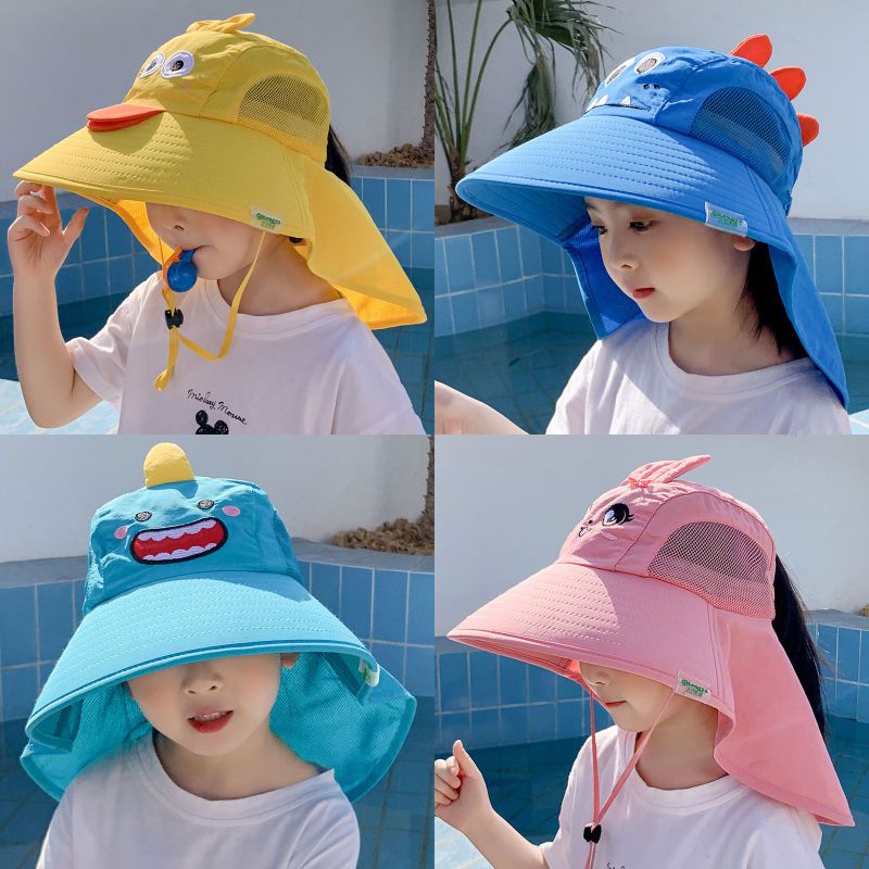 Children's Sun Hat Summer UV Hat Baby Sunhat Boy Girls Sun Hat Big Brim Thin