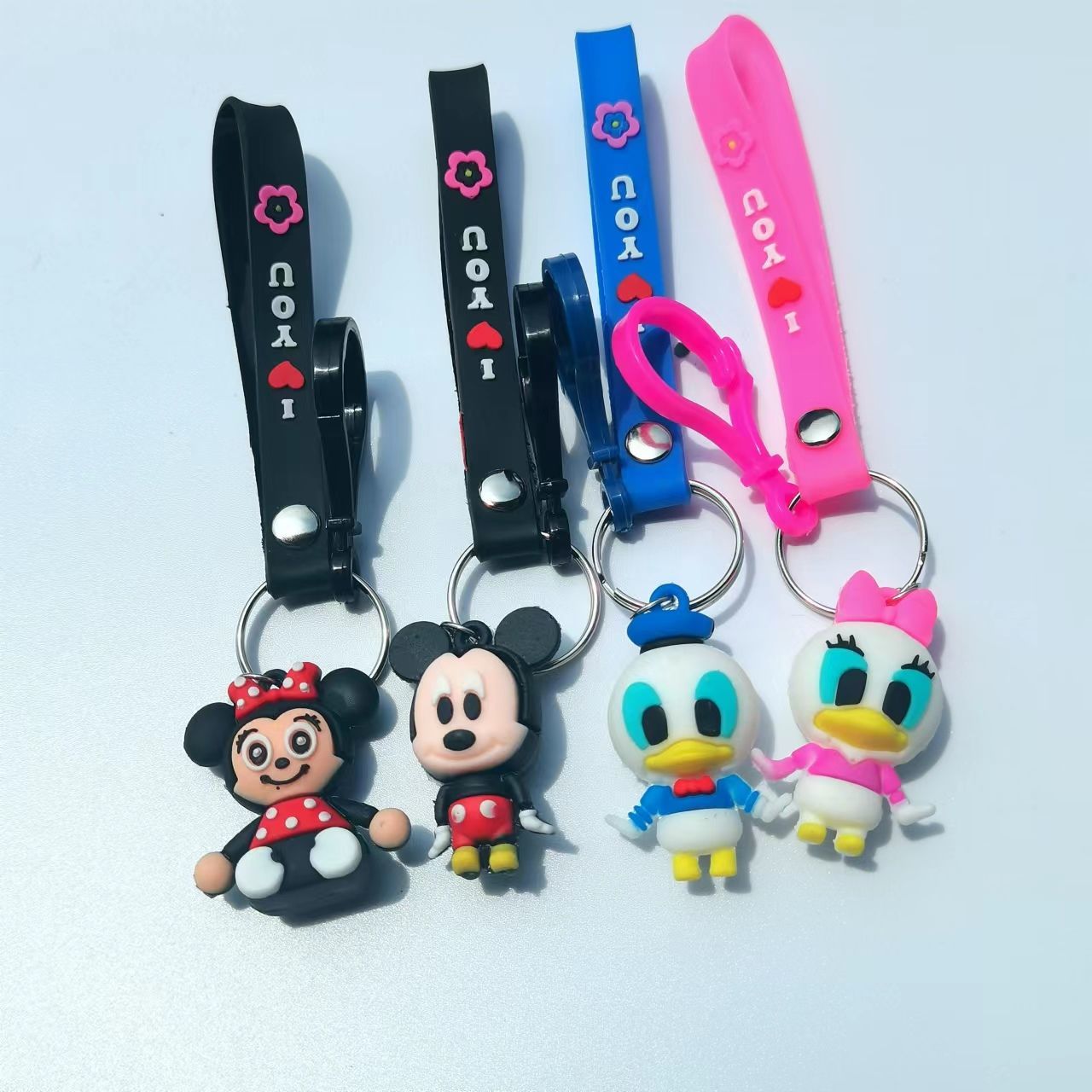 Super Cute Cartoon Keychain WeChat Business Promotion Opening Activity Creative Drainage Small Gifts Wholesale Student Prizes