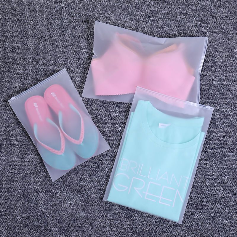 Transparent Zipper Bag Thickened Ziplock Bag Clothing Packaging Bag Clothes Packing Bag Plastic Seal Buggy Bag Plastic Bag Wholesale