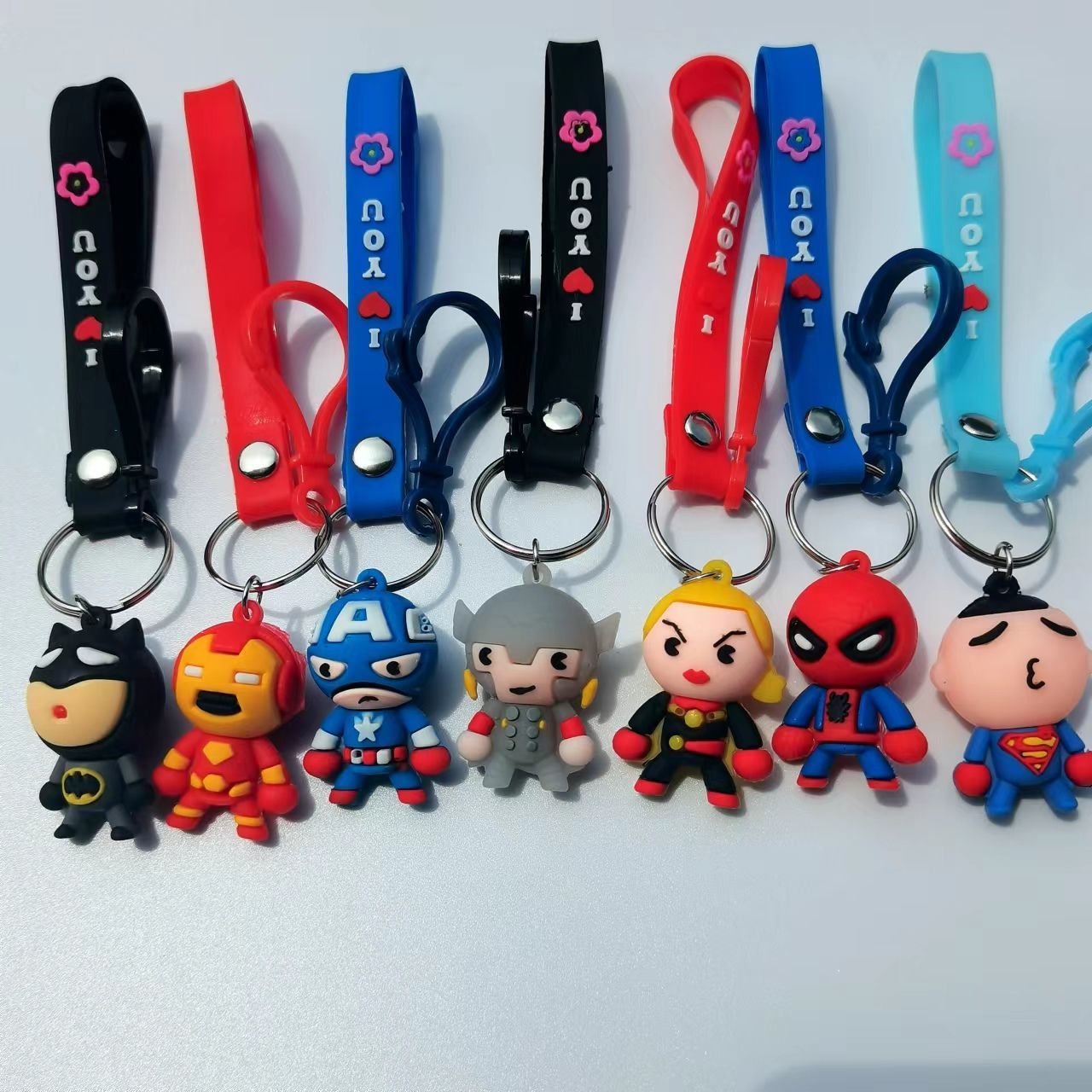 Super Cute Cartoon Keychain WeChat Business Promotion Opening Activity Creative Drainage Small Gifts Wholesale Student Prizes