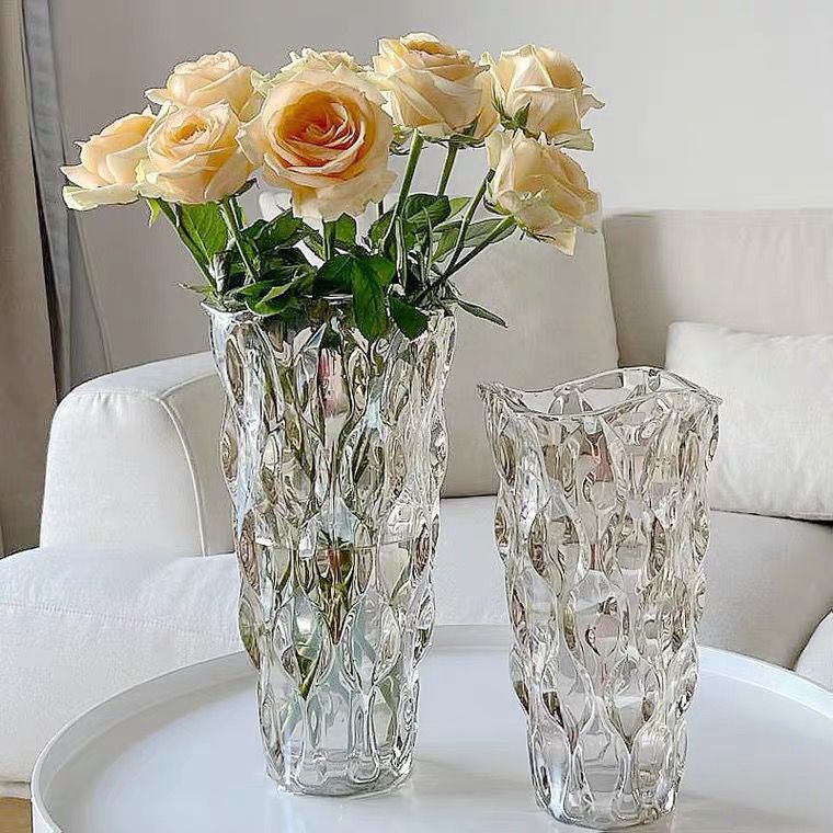 american-style crystal glass vase living room and sample room hotel bedroom flower arrangement decoration utensils decoration craft