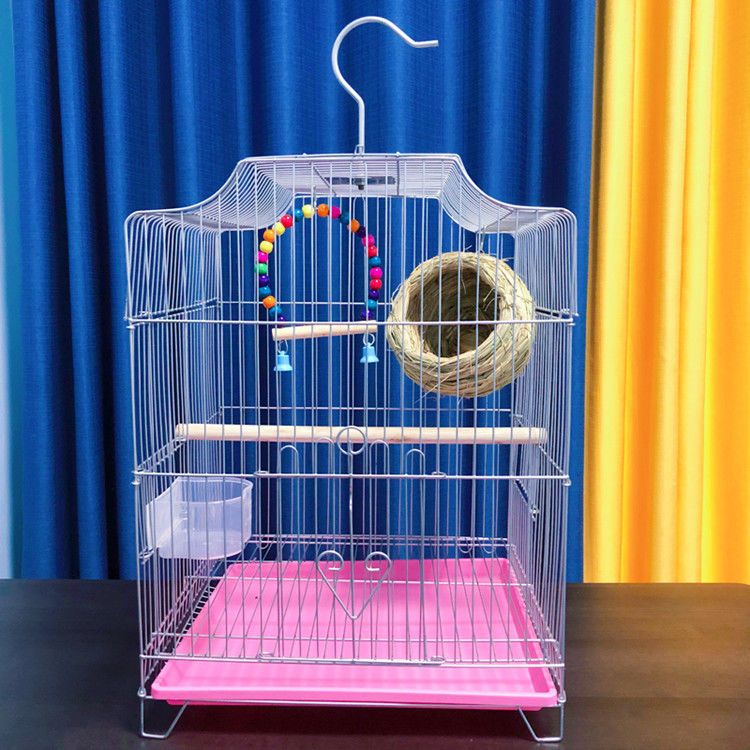 large metal cage xuanfeng tiger skin parrot cage zihao hua large leiothrix cage peony brother breeding cage