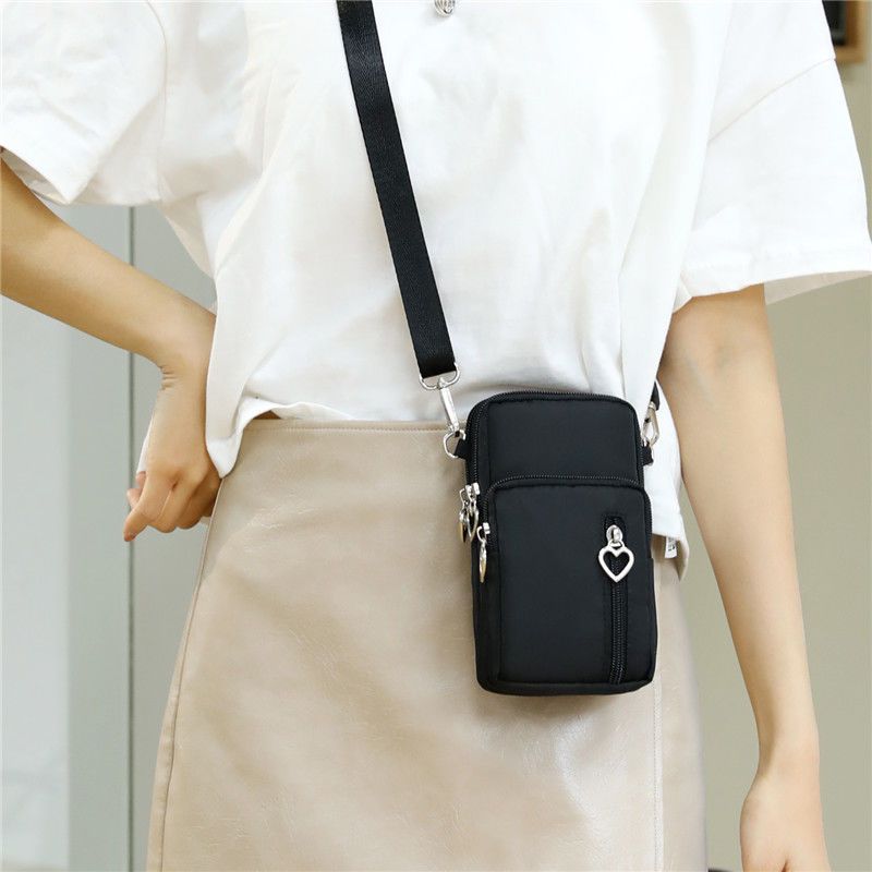 2024 new mobile phone bag women‘s crossbody bag women‘s mini bag portable wrist sportswear small mobile phone crossbody bag