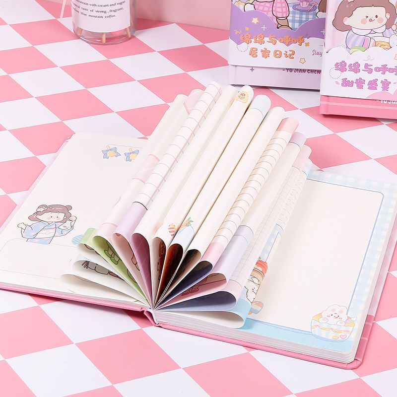 Cute Journal Book Set Gift Box Good-looking Ins Style Students' Birthday Present Full Set DIY Notebook Notebook