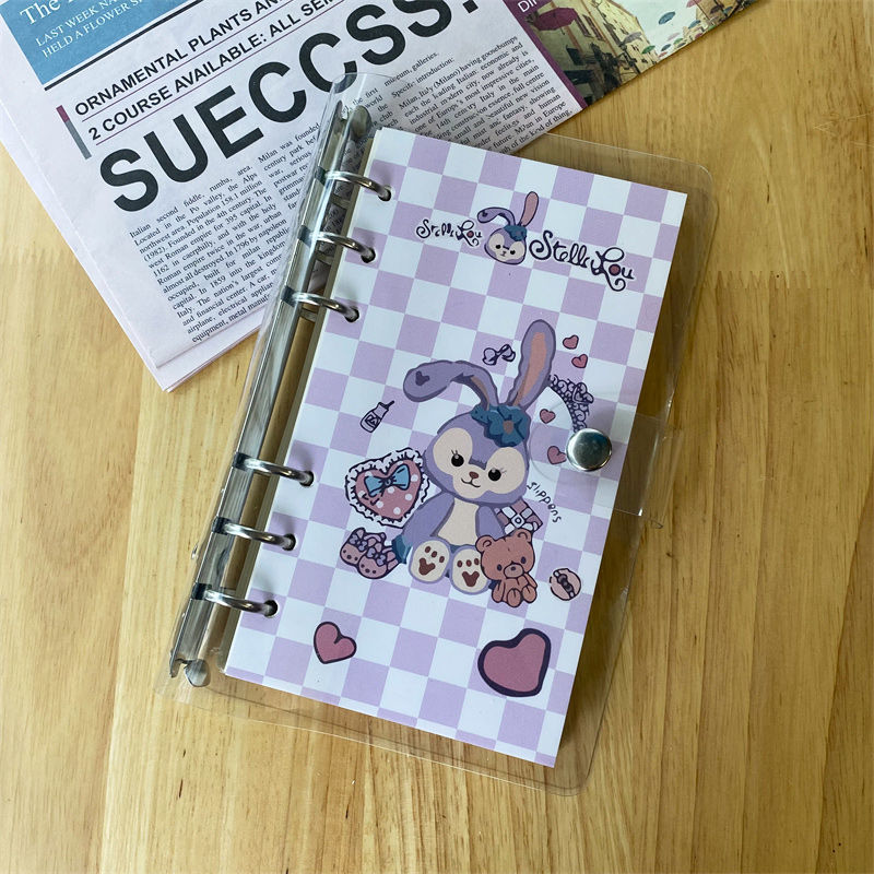 Korean Clow M Melody Journal Book Loose-Leaf Diary Cinnamoroll Babycinnamoroll A6 Cartoon Girl Good-looking Notepad