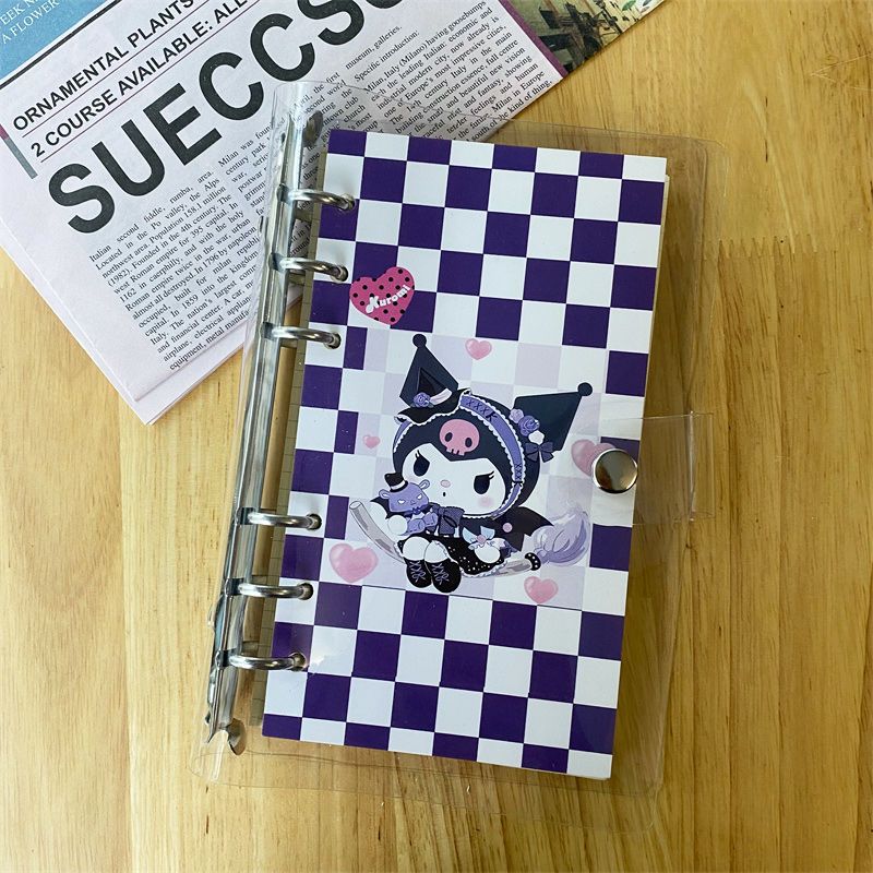 Korean Clow M Melody Journal Book Loose-Leaf Diary Cinnamoroll Babycinnamoroll A6 Cartoon Girl Good-looking Notepad