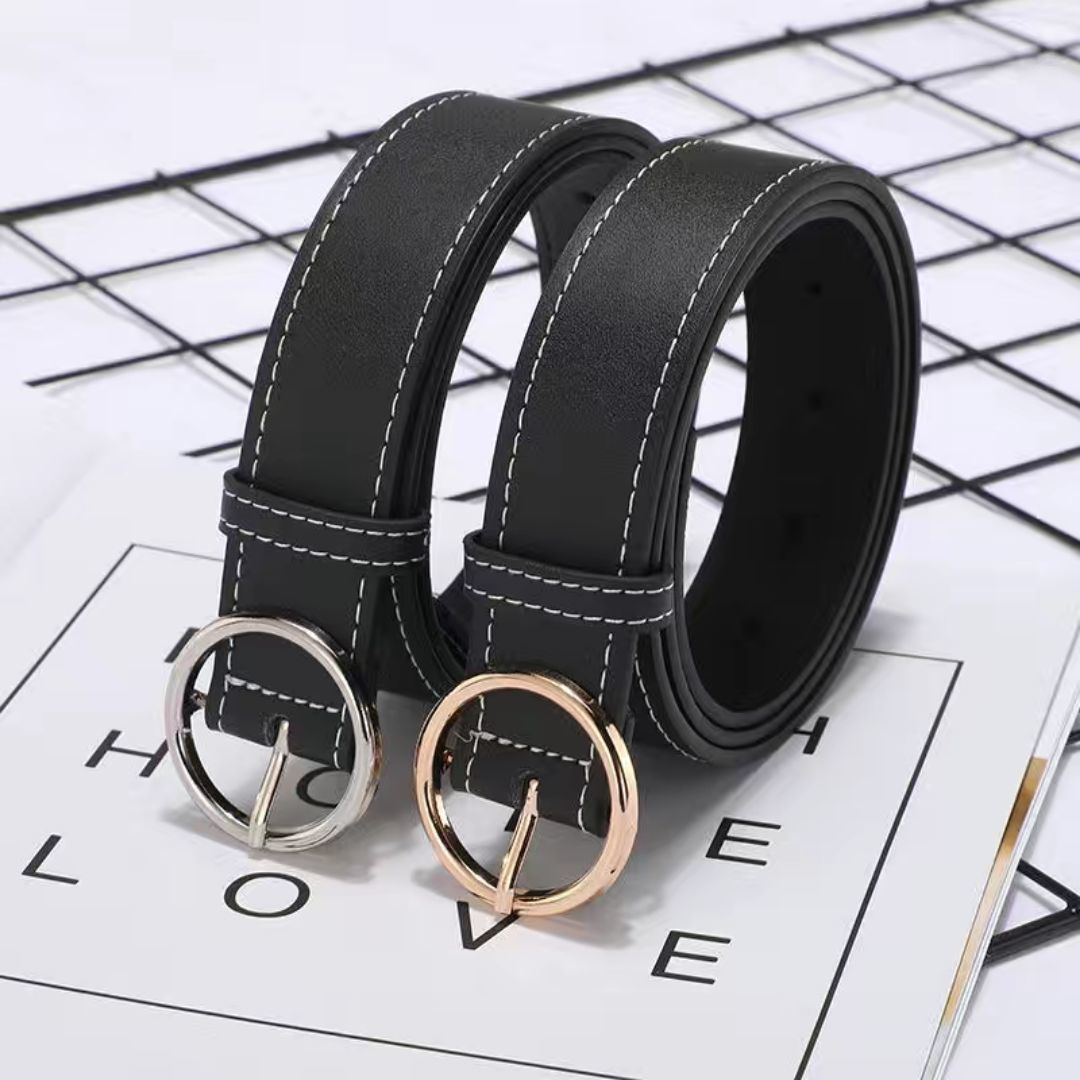 women‘s belt black fashion south korea belt simple all-match decoration korean style student jeans belt