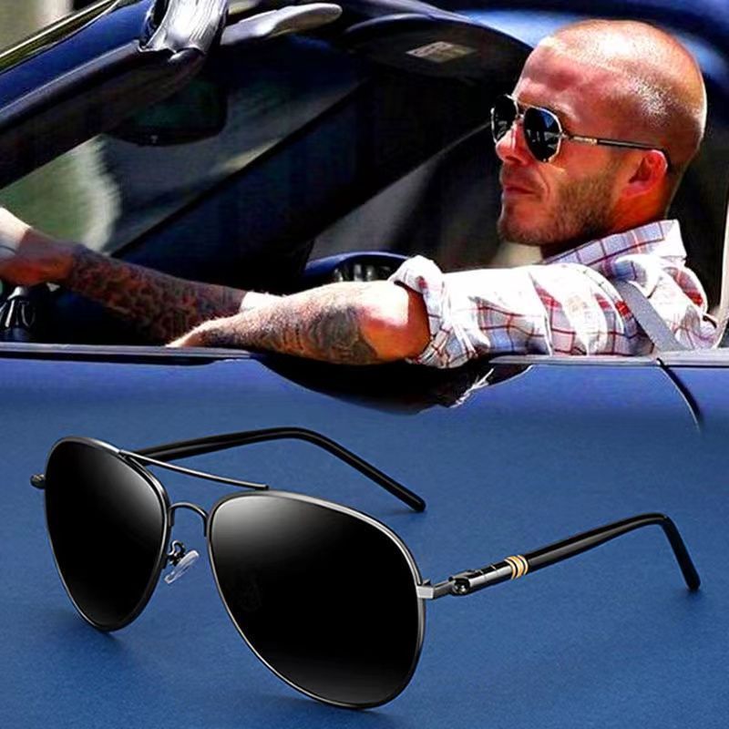 Day and Night Dual-Purpose Sunglasses Color Changing Men's Polarized Sunglasses Driving Night Vision Driving and Fishing Glasses Korean Fashion Fashion