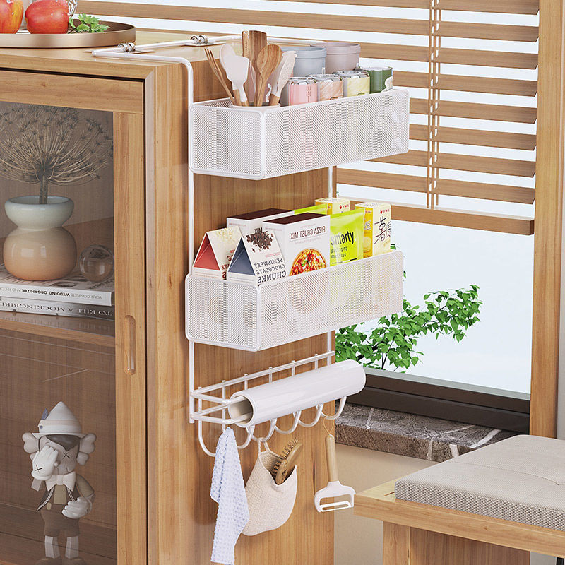 Refrigerator Shelf New Multi-Layer Seasoning Storage Rack Kitchen Utensils Complete Collection Kitchen Supplies Organizing Storage Gadget