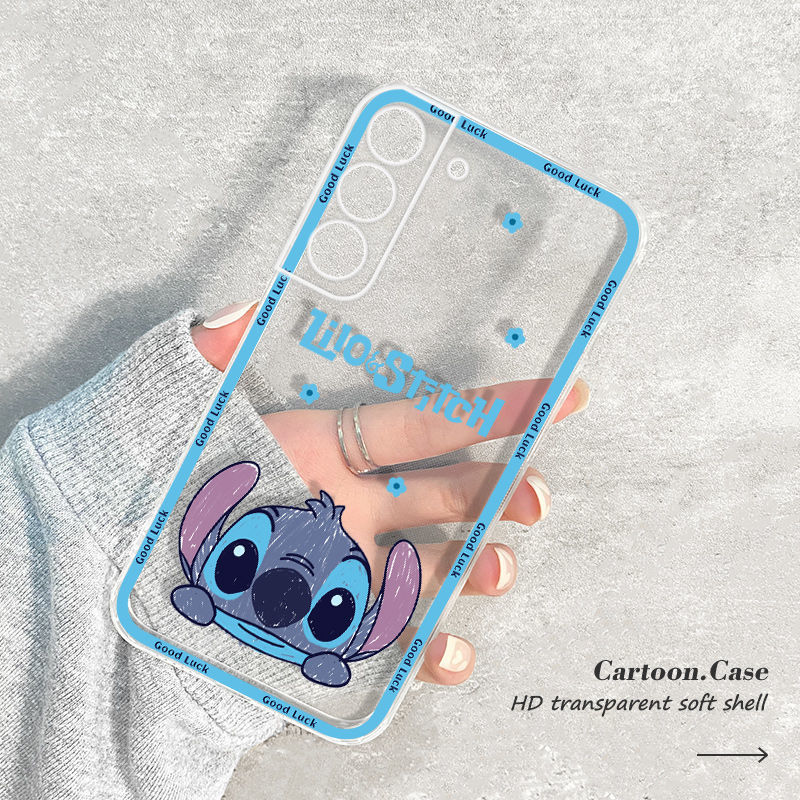 Cute Animal Samsung S22 Phone Case S21fe Transparent Note20 Soft Case S10/A72 OnePlus 9/8 Protective Case
