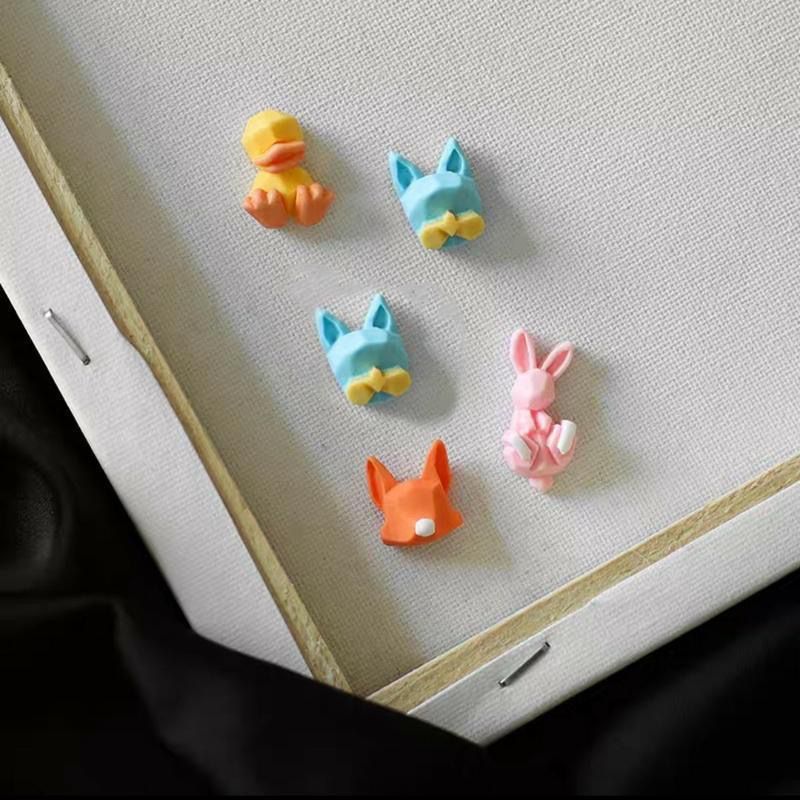 Creative Small Brooch Geometric Figure Individual Clothes Bag Decorations Hat Shoes Accessories Pendant Small Gift