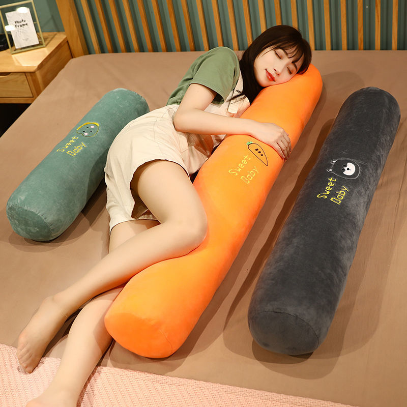 Sleeping Leg-Supporting Pillow Long Pillow Girls' Pillow Bedside Cushion Big Backrest Bed Side Sleeping Long Cushion Removable and Washable