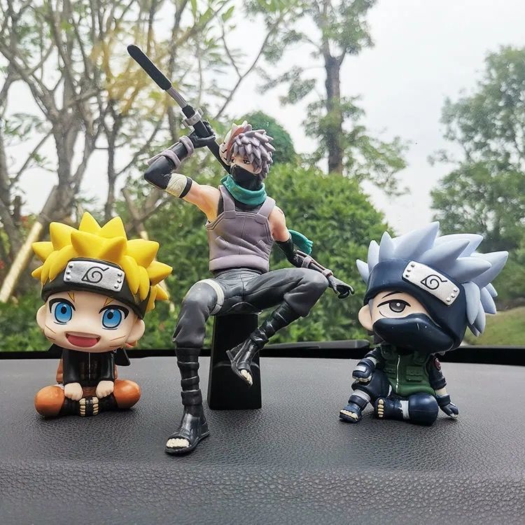 naruto kakashi naruto car decoration cartoon anime creative upscale dashboard interior decoration car