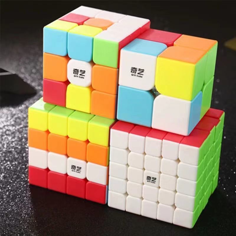 qiyi pocket cube third-level two-layer children pyraminx triangle fourth-stage fifth-stage rubik‘s cube six-color maple leaf