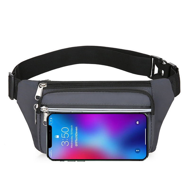 Waterproof Waist Bag Men's and Women's Large Capacity Mobile Phone Bag Large and Small Single Shoulder Backpack Chest Bag Leisure Sports Work Checkout Wallet