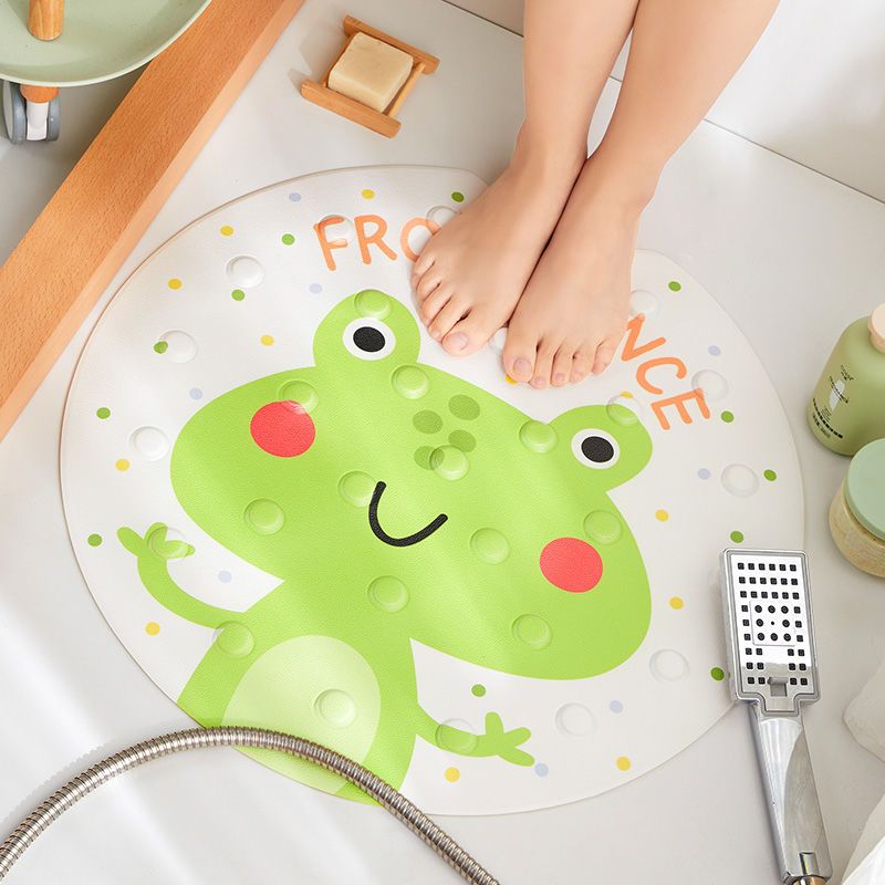 bathroom non-slip mat shower room children‘s bath foot mat anti-fall mat toilet waterproof cute toilet floor mat