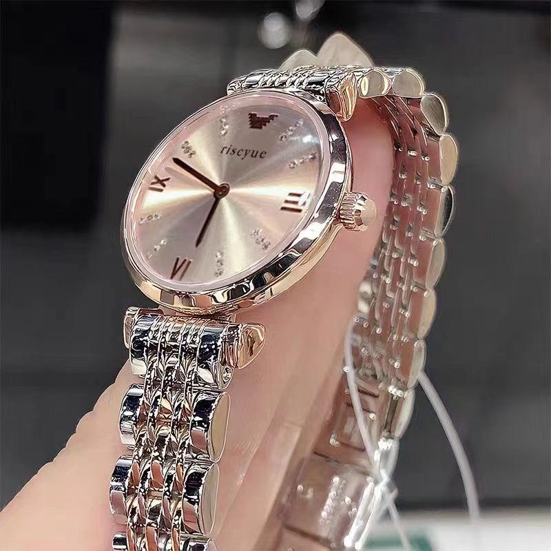 2022 new watch female starry good-looking popular korean style trendy high-end non-mechanical waterproof women‘s watch with diamonds