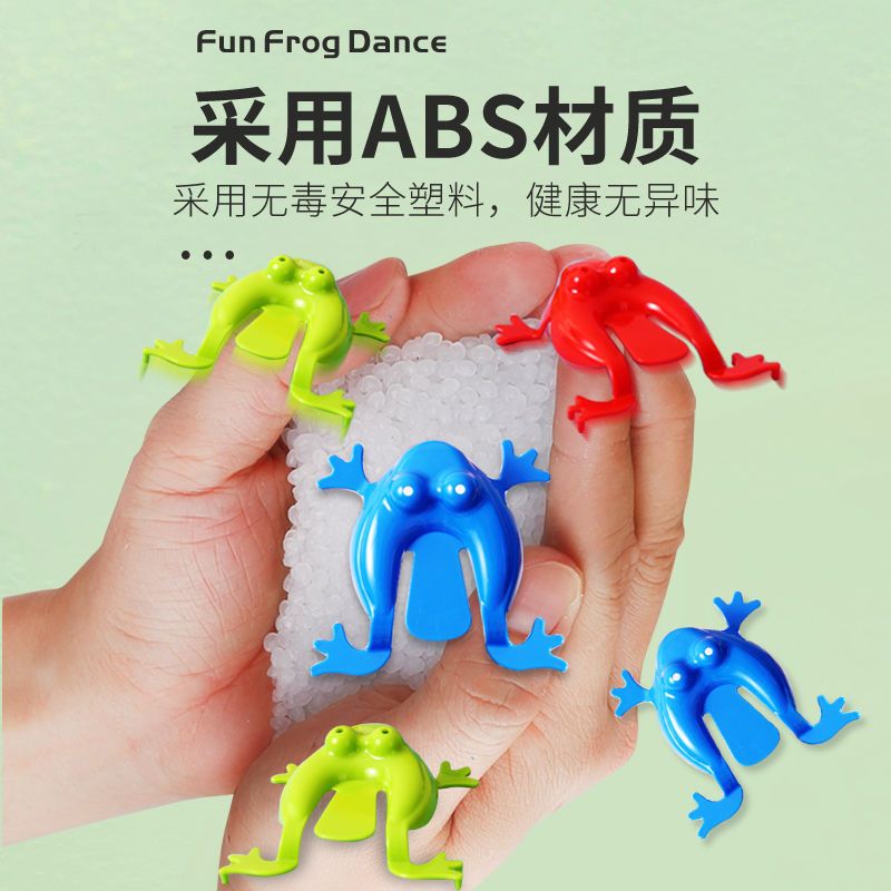 Jumping Frog Jumping Frog Plastic Press Jumping Frog Fun Children's Post-s Nostalgic Educational Toys
