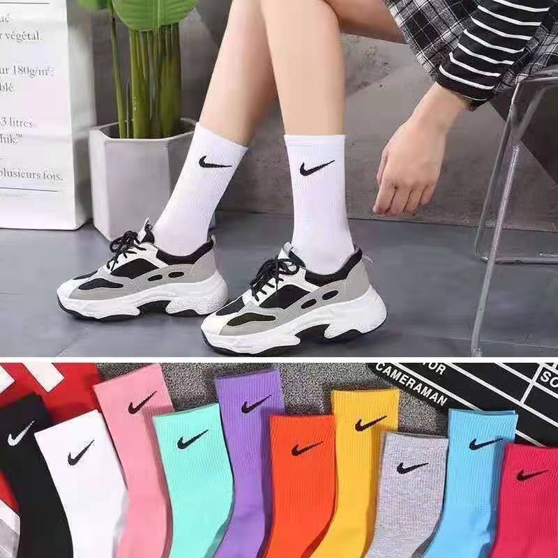 Summer Cotton Sock Women's Boat Socks Korean Style Men's Short Fashion Shark Pants Outer Wear Long Tube Sports Basketball Socks
