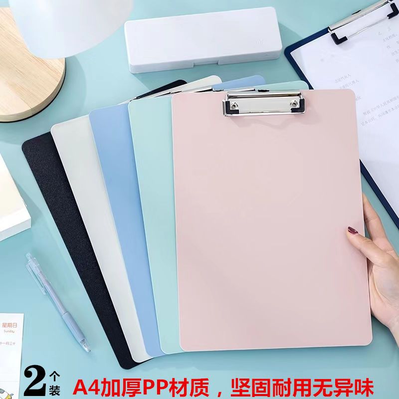 a4 file writing pad clip thickened multifunctional office material hard plywood student writing paper stationery vertical plywood