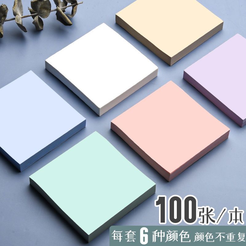 Morandi Sticky Notes Sticky Note Small Strip Ins Students Sign Note Sticker Sticky Notes with Notepad Convenience