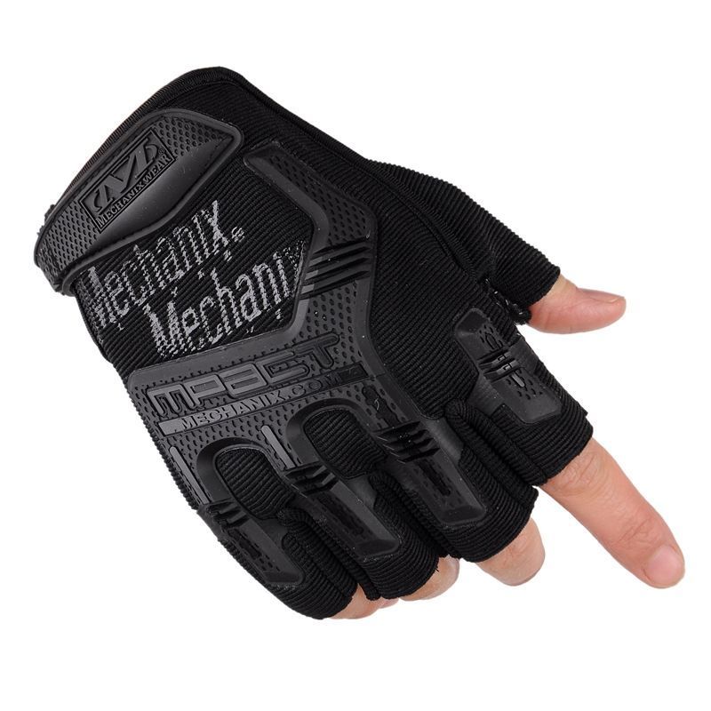 outdoor sports half finger gloves men and women free size durable sweat-absorbent exercise fitness driving non-slip riding gloves