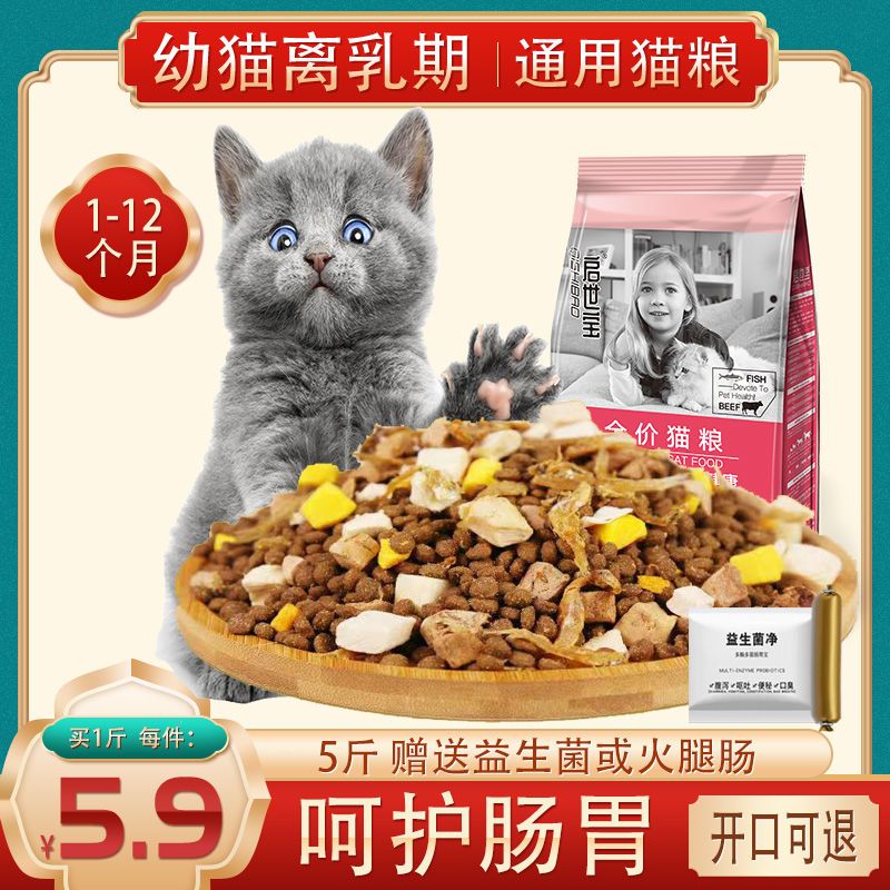 freeze-dried  food kittens 1-12 months milk pastry increase fat hair chin fat kitten into  snacks full price  food staple food