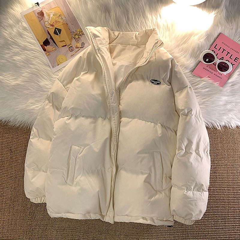 new winter clothes 2024 stand collar bread coat cotton-padded coat women‘s winter oversize loose thick warm-keeping cotton clothing