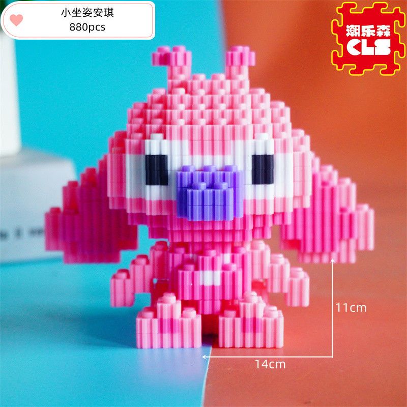 Violent Bear Assembled Bearbrick Ornaments Compatible with Lego Small Particles 3D Puzzle Model Children's Toys Gifts for Boys and Girls