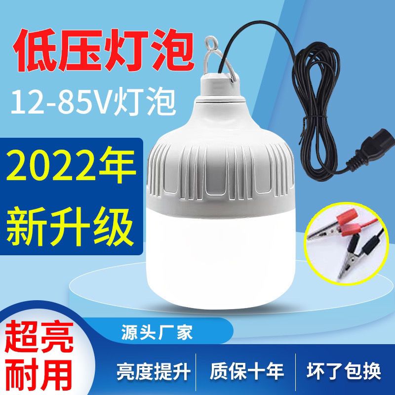 Electric Battery Lamp Energy-Saving Stall Night Market Lamp Marine Electric Vehicle Special Low Voltage DC LED Bulb