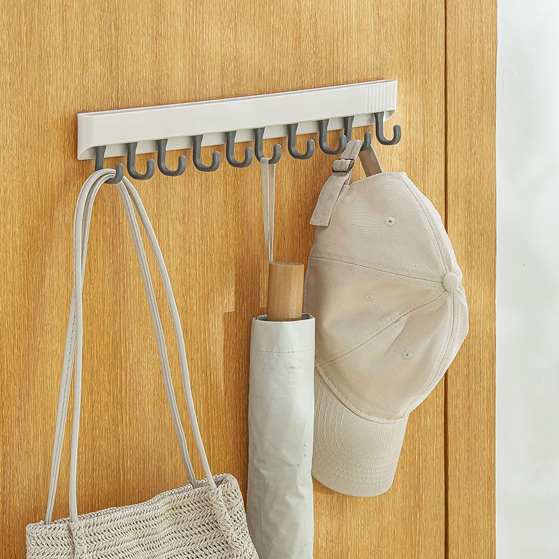 Nachuan Clothes Rack Wall-Mounted Door after Coming Hook Rack No-Punch Sticky Hook Clothes Hanging Rack Artifact