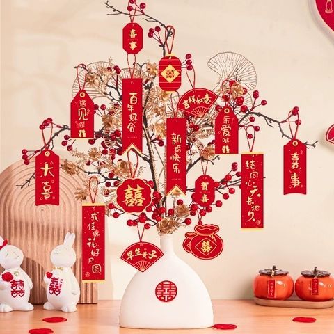 fortune fruit artificial flower chinese hawthorn artificial flower living room tv cabinet wedding decoration room bedroom decorations decoration flowers