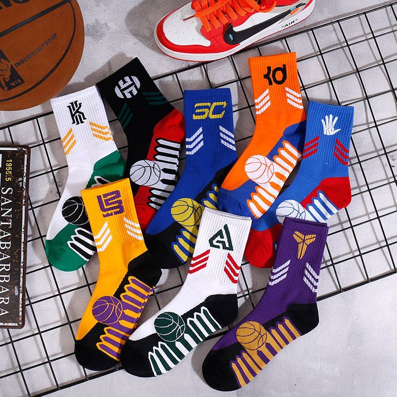 basketball socks men‘s durant socks owen high sports kobe james long combat professional mid-calf