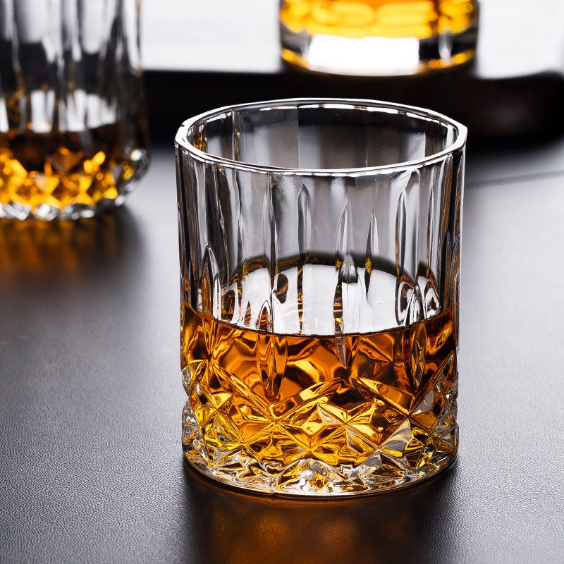 Crystal Glass Whisky Tumbler Beer Steins Bar Ktv Wine Glass Juice Cup Water Cup Colin Cup High Body Water Cup