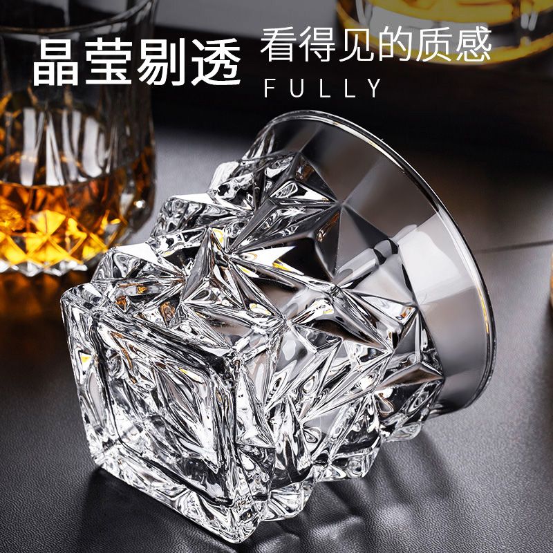 Crystal Glass Whisky Tumbler Beer Steins Bar Ktv Wine Glass Juice Cup Water Cup Colin Cup High Body Water Cup