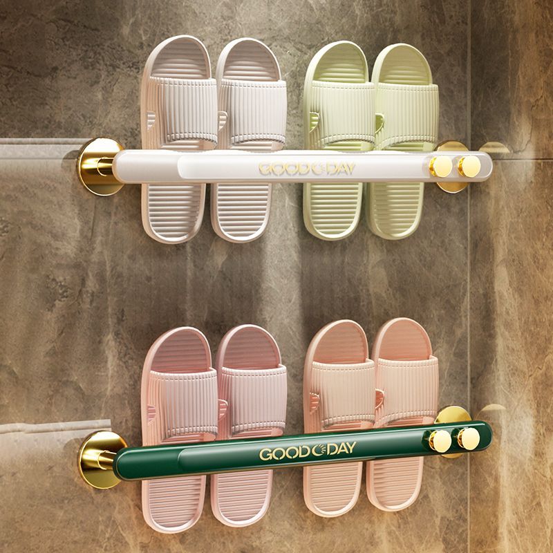 Wall Bathroom Slipper Rack Wall-Mounted Toilet Shoe Storage Fantastic Bathroom Punch-Free Shoe Rack Storage Rack