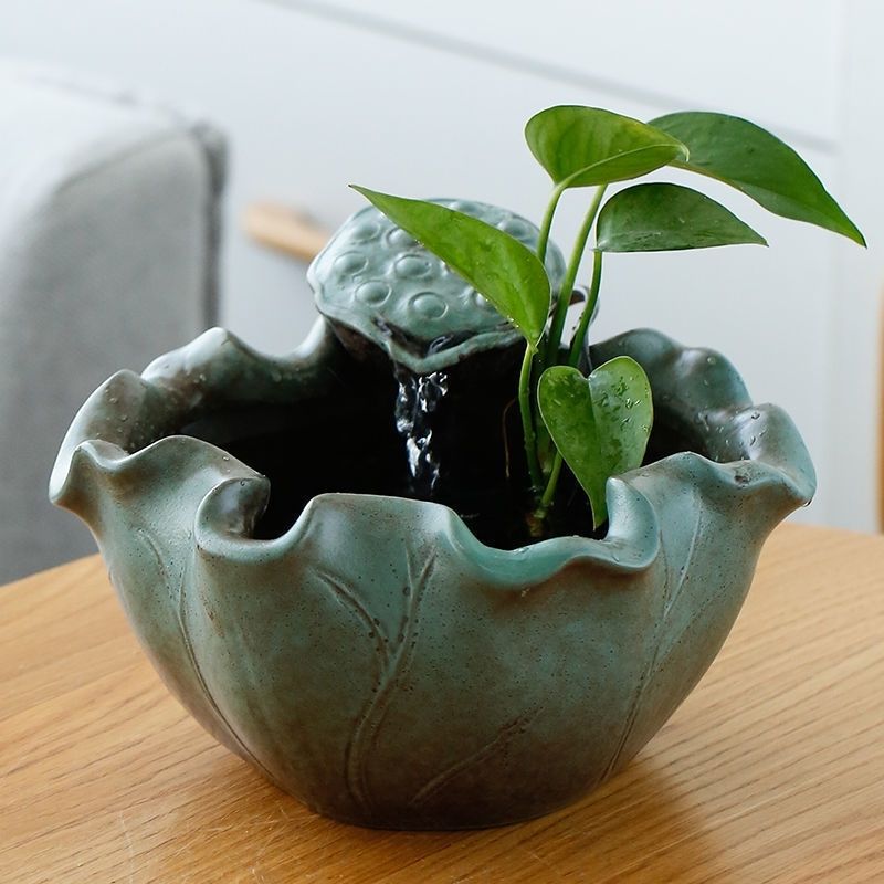 home small fountain water decoration living room circulating water desktop office humidifier decoration