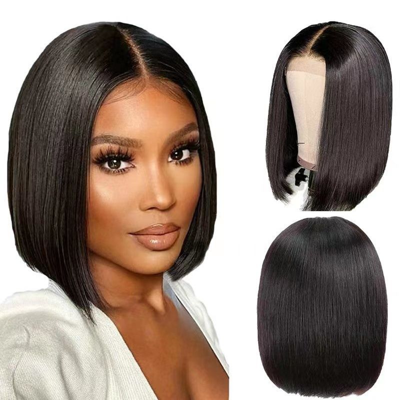 12a brazilian lace frontal bob wig straight original hair