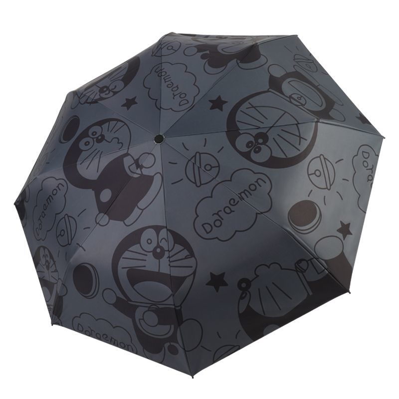Doraemon Umbrella Men's and Women's Dual-Use Folding Sun Umbrella Sun Protection UV Protection Sun Protection Cartoon